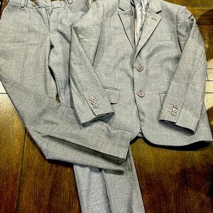 BOCACCIO Dark Gray Boys 2-piece Suit, size 12